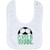 Soccer Baby  and  Infant Bib   Player in Training   Soft Microfiber Bib   Black