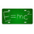 DIYthinker Relativity Physical Science Formula Calculus License Plate Car Decoration Stainless Steel Accessory