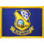 United States Navy USN Blue Angels Square Flag Embroidered Patch  with Iron-On Adhesive