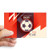 Sticker  Rectangle  Soccer Football Play The Game Red