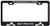 Printtoo Silver The Mountains are Calling and I Must Go License Plate Frame Stainless Steel Waterproof Vinyl Cut Letters-12 x 6 Inches