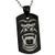 Tioneer Black Stainless Steel Formidable Kong Gorilla Dog Tag Pendant Necklace