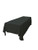 LA Linen Polyester Poplin Rectangular Tablecloth  90 by 132-Inch  Black