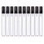 Enslz 10ml Perfume Mist Spray Bottles Refillable Mini Empty Travel Clear Refillable Atomizer Glass Bottles 10pcs 10ml