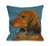 One Bella Casa Daschund 4 Throw Pillow, 16 by 16-Inch