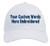 Custom Hat  Embroidered. Your Own Text. Adjustable Back. Curved Bill  White
