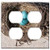 Double Duplex Outlet Wall Plate Cover - Egg Nest Bird Robin Birth Spring Life Baby