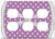Triple Duplex Outlet Wall Plate Cover - Easter Egg Patchwork Sewing Cross Stitch 4