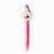 Cheered Football Player Bicycle Kick Rollerball Tip Blue Retractable Pen Write Stationery