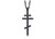VNOX Stainless Steel Religious Russian Orthodox Cross Pendant Necklace for Men Women Black
