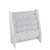 KidKraft Wooden Sling Bookcase - Gray & White- Sturdy Canvas Fabric, Chevron Pattern, Kids Bookshelf, Young Reader Support