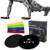 Core Sliders. Dual Sided Use on Carpet or Hardwood Floors. Abdominal Exercise Equipment  Black