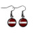 Latvia Latvian Flag Surgical Steel Earrings