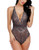 Avidlove Women Teddy Lingerie Snap Crotch Lingerie One Piece Lace Babydoll Mini Bodysuit Grey L