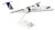 Daron Worldwide Trading Skymarks United Express Q400 1/100 Plane Model