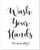 Wash Your Hands - 11x14 Unframed Typography Art Print - Makes a Great Gift Under  15 for Bathroom Decor