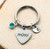 Mimi Keychain - Personalized Birthstone  and  Initial - Jewelry Gift for Mimi