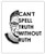 You Can t Spell Truth Without Ruth Typography Wall Art Print  Unique Room Decor -  8x10  Unframed Picture - Great Gift Idea Under  15