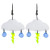 Rain Cloud Lightning Bolt Dangle Earrings  Weather Thunder Meteorologist Jewelry  Stainless Steel