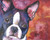 Boston Terrier Art Print   Boston Terrier Gifts   From Original Watercolor Painting by Ron Krajewski   Hand Signed in 8x10 and 11x14 Sizes