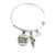 10K Running Gift Adjustable Bangle Charm Bracelet Jewelry She Believed She Could so She Did