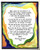 God grant me 11x14 Reinhold Niebuhr Serenity Prayer poster - Heartful Art by Raphaella Vaisseau