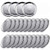 24 Pcs Canning Lids  70MM Regular Mouth Mason Jar Lids And Bands  Stainless Steel Lids For Mason Jar Wide Mouth  Split-type Lids Leak Proof And Secure Canning Jar Caps