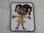 SUSIE Cartoon Character Embroidered Iron-on Patch