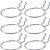 6 Pieces Pegboard Bin Hooks Pegboard Rings Pegboard Accessories Hook Holders Hanging Jar Cup Pegboard Hooks for Kitchen Laundry Room Organizer Tool