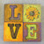 LOVE Sunflowers Artsy Coloring Wooden Board Art Craft Project Gift for Girls - 6x6 inch  Birthday Party Garden