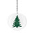 Woodland Pine Tree Silhouette Fan Light Pull
