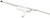 Prime-Line Products TH 24011 Maxim Dual Arm Casement Operator with Stud Bracket, Left Hand, White