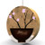 Asian Cherry Blossom Bowl II Hardwood Oak Fan Light Pull