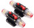 30 A Car Audio Inline Circuit Breaker Reset Fuse Holder 12V-24V DC with Manual Reset for Car Audio Amps Overload Protection Fuse 30A