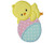 Baby Easter Chick with Egg Applique Patch in your choice of sew on or Iron on patch