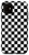 iPhone 11 Black and White Checkered Checkerboard Pattern Case