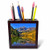 3dRose ph_26258_1 Maroon Bells Peaks in The Elk Mountains Reflected on Aspen Lake-Tile Pen Holder, 5-Inch