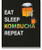 Eat Sleep Kombucha Repeat Wall Art  11x14 inch Print  Great Gift Idea for All Kombucha Lovers. Ideal Kitchen or Health Shop
