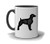 Brittany Spaniel Custom Dog Mug  Black and White Mug  I Love My Brittany Spaniel