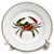 3dRose cp_193242_1 Maryl & Crab Flag Porcelain Plate, 8"