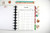 Food Log Inserts for 9-Disc Classic Happy Planner  Classic Happy Planner Nutrition Planner  Pre-punched Planner Inserts  Pre-punched Food Log