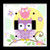 Double Toggle  2-toggle  Light Switch Plate Cover - Owls - Owl Friends