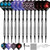 CyeeLife Professional Soft tip Darts Set 16 Gram Fat Aluminum Shafts Plus100 Extra Plastic Tips Plus16 Flights 4 Designs  PlusDart Tool Plastic Darts tip Set for Electronic Dart Board-Sliver
