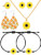 8 Pieces Handmade Sunflower Boho Friendship Bracelet Jewelry Sunflower Pendant Necklace Bracelets Daisy Sunflower Ring Earrings Christmas Present 8 Pieces Handmade Sunflower Boho Friendship Bracelet Jewelry Sunflower Pendant Necklace Bracelets Daisy Sunflower Ring Earrings Christmas Present
