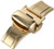 Hadley-Roma 18-mm IP Yellow Gold-Plated Push Button Deployant Clasp