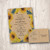 Rustic Sunflower Wedding Invitations  Fall Wedding Invitations  Sunflower Wedding Invitations  Sunflower wedding invite Wedding invitation and RSVP cards country wedding pack of 10