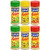 Goya Adobo All Purpose Seasoning With Cumin  Lemon  and  Pepper  8 Oz Bottles  Pack of 6  2 of each Flavor