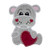 Hippo Patch your choice of sew on patch or iron on patch