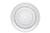Iittala Kastehelmi Dew Drop Round Clear Glass Plate, 9-3/4-Inch Diameter