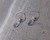 Lavender Quartz Wire Wrapped Stainless Steel Hoop Earrings